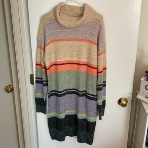 Daily Practice Anthropologie striped knit dress. Size L